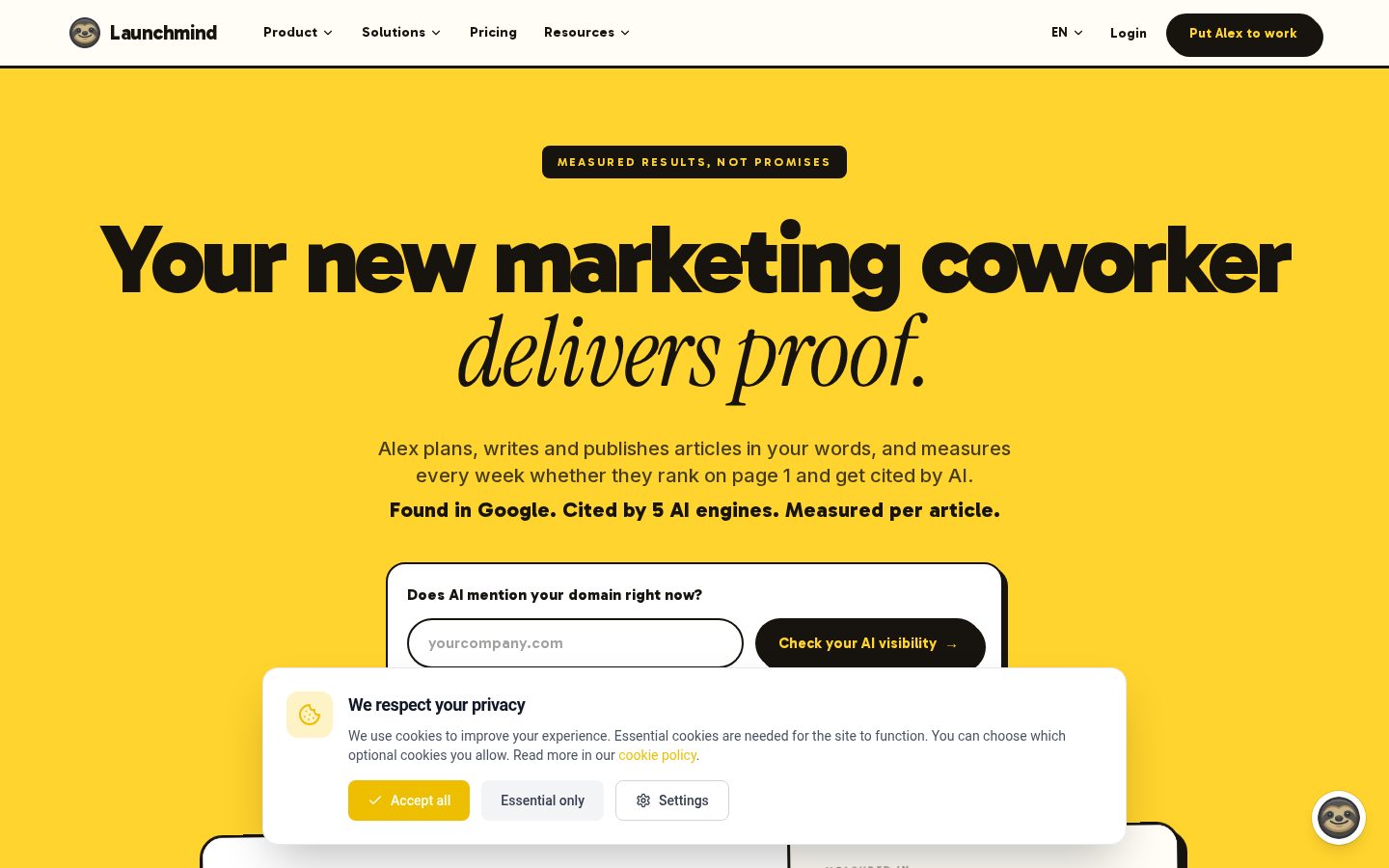 Launchmind Homepage