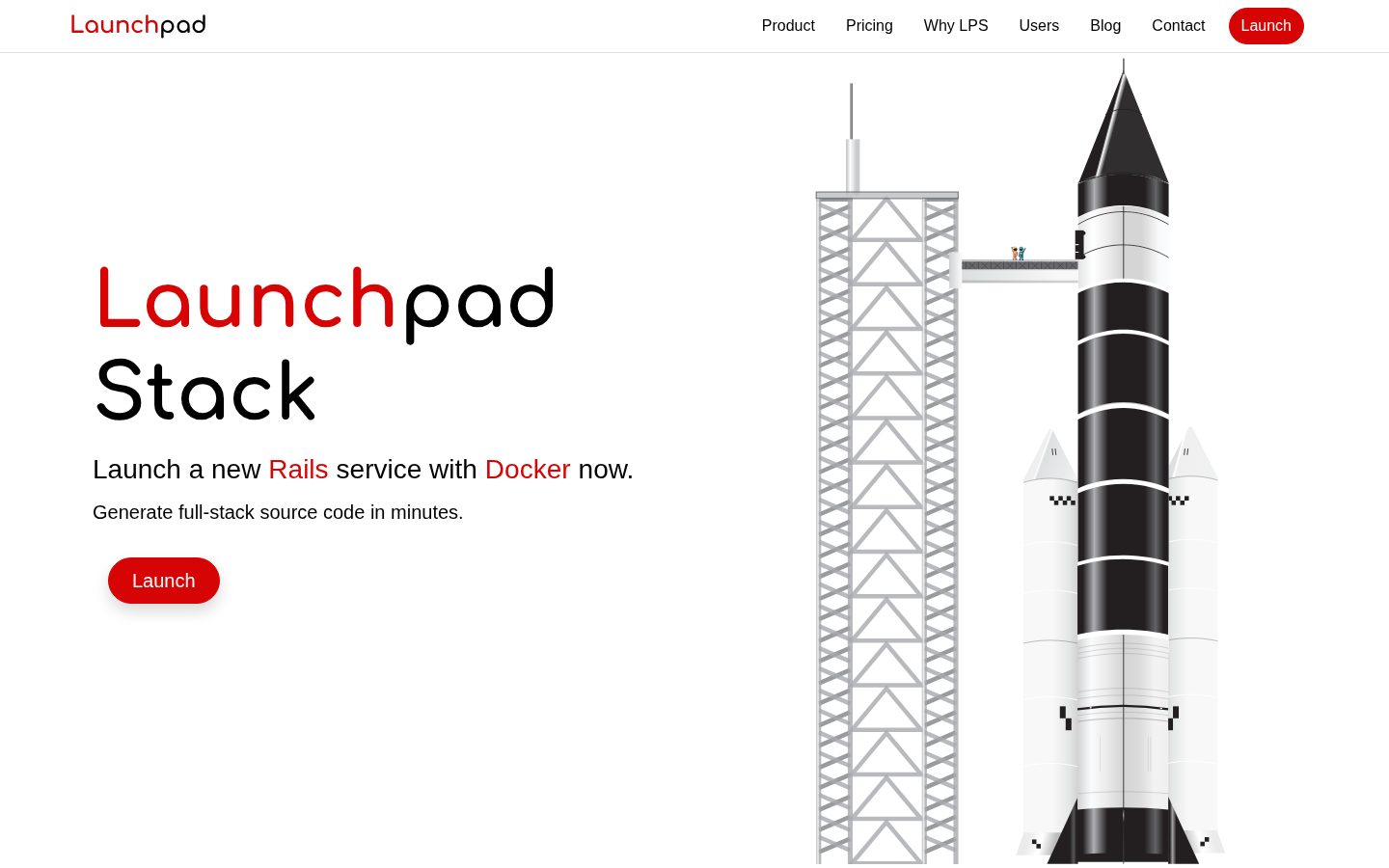 Launchpad Stack Homepage