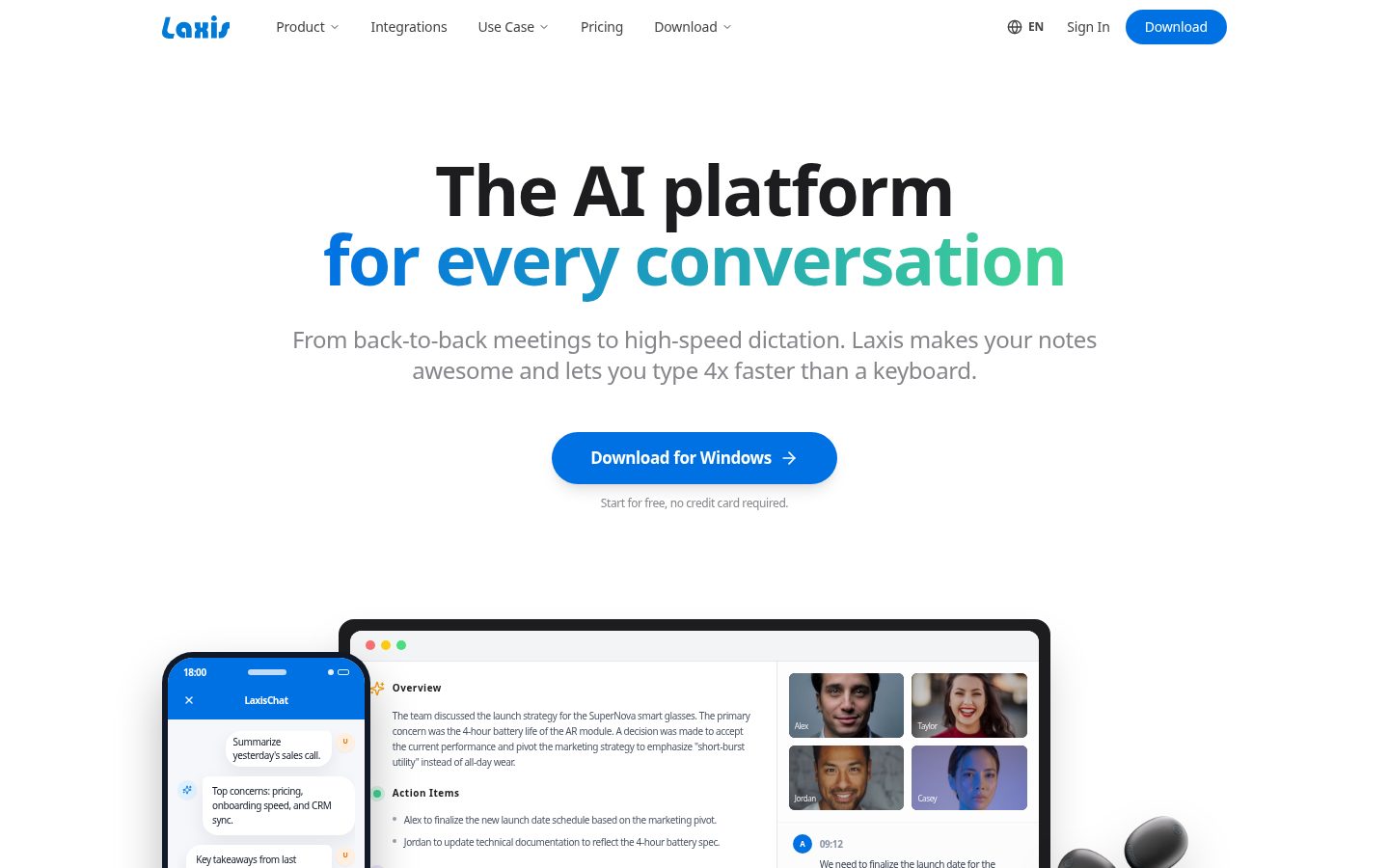 Laxis Homepage