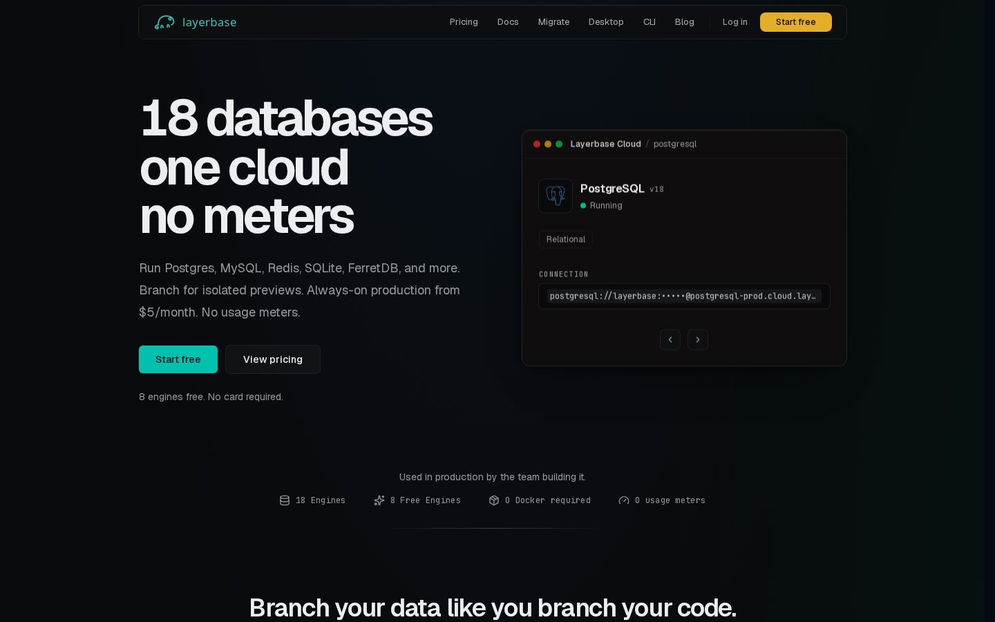 Layerbase Homepage
