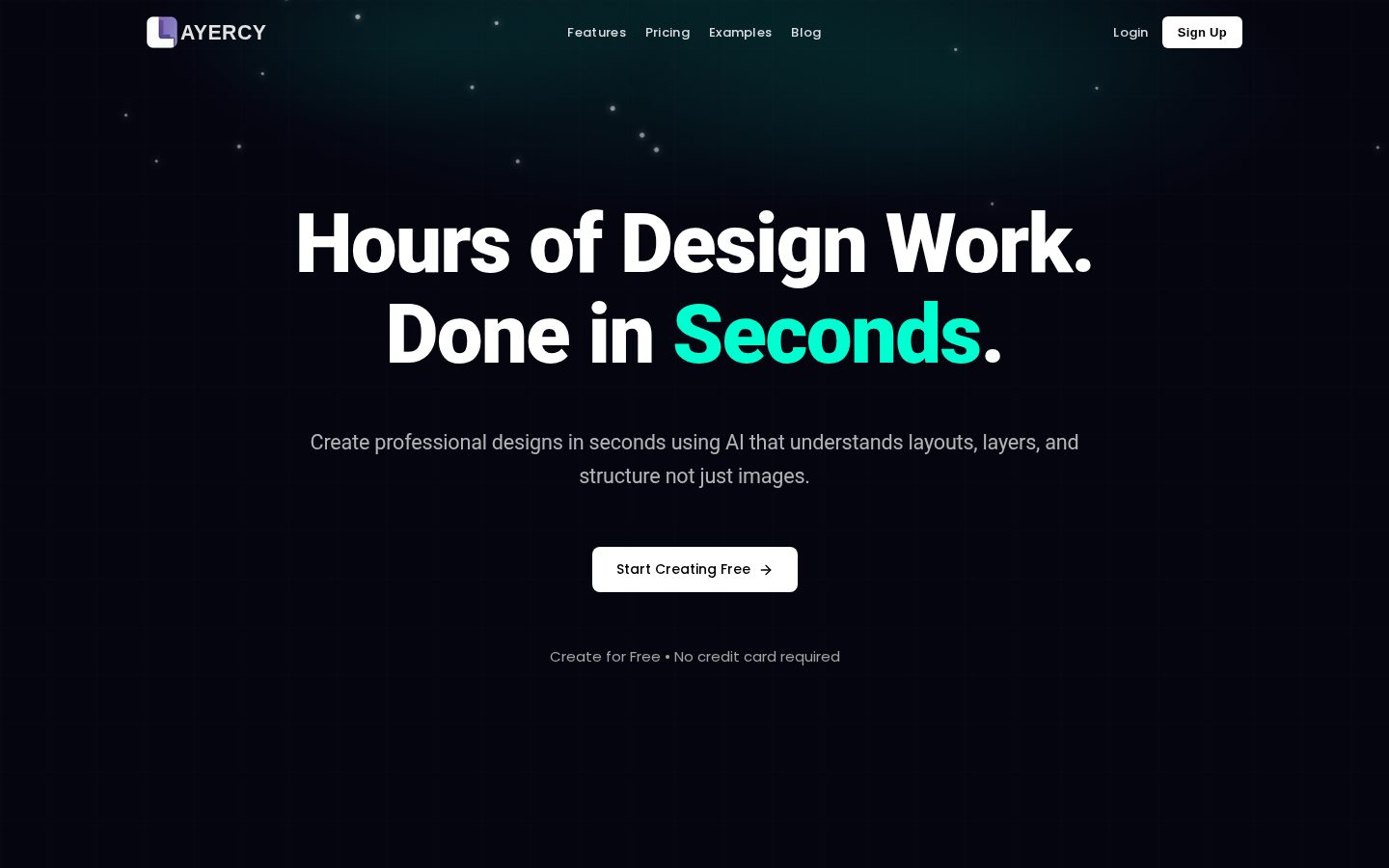 Layercy Homepage