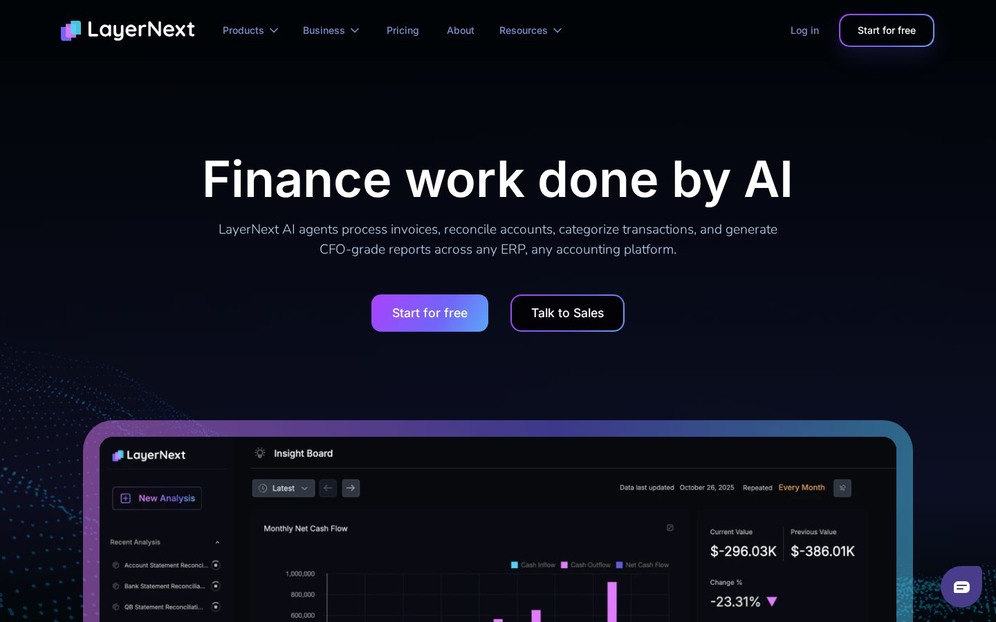 LayerNext Homepage