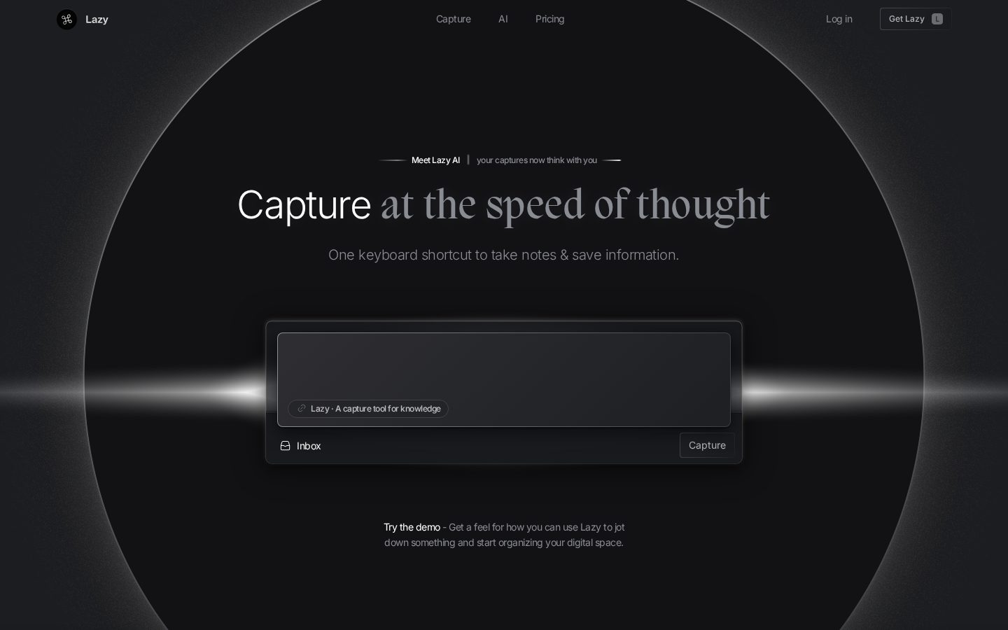 Lazy 2.0 Homepage