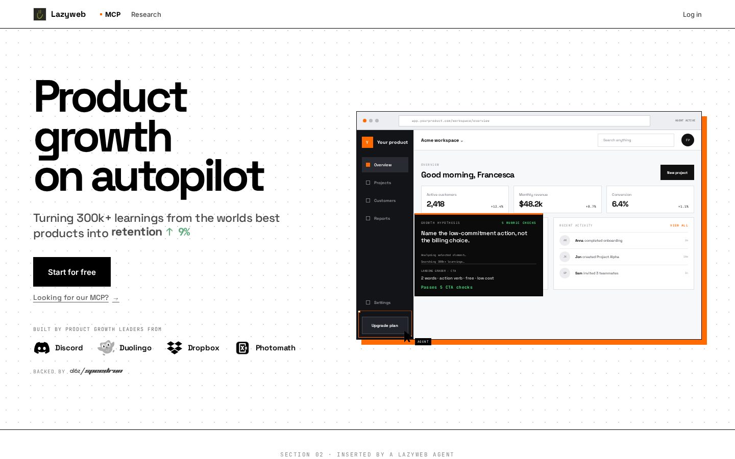 Lazyweb Homepage