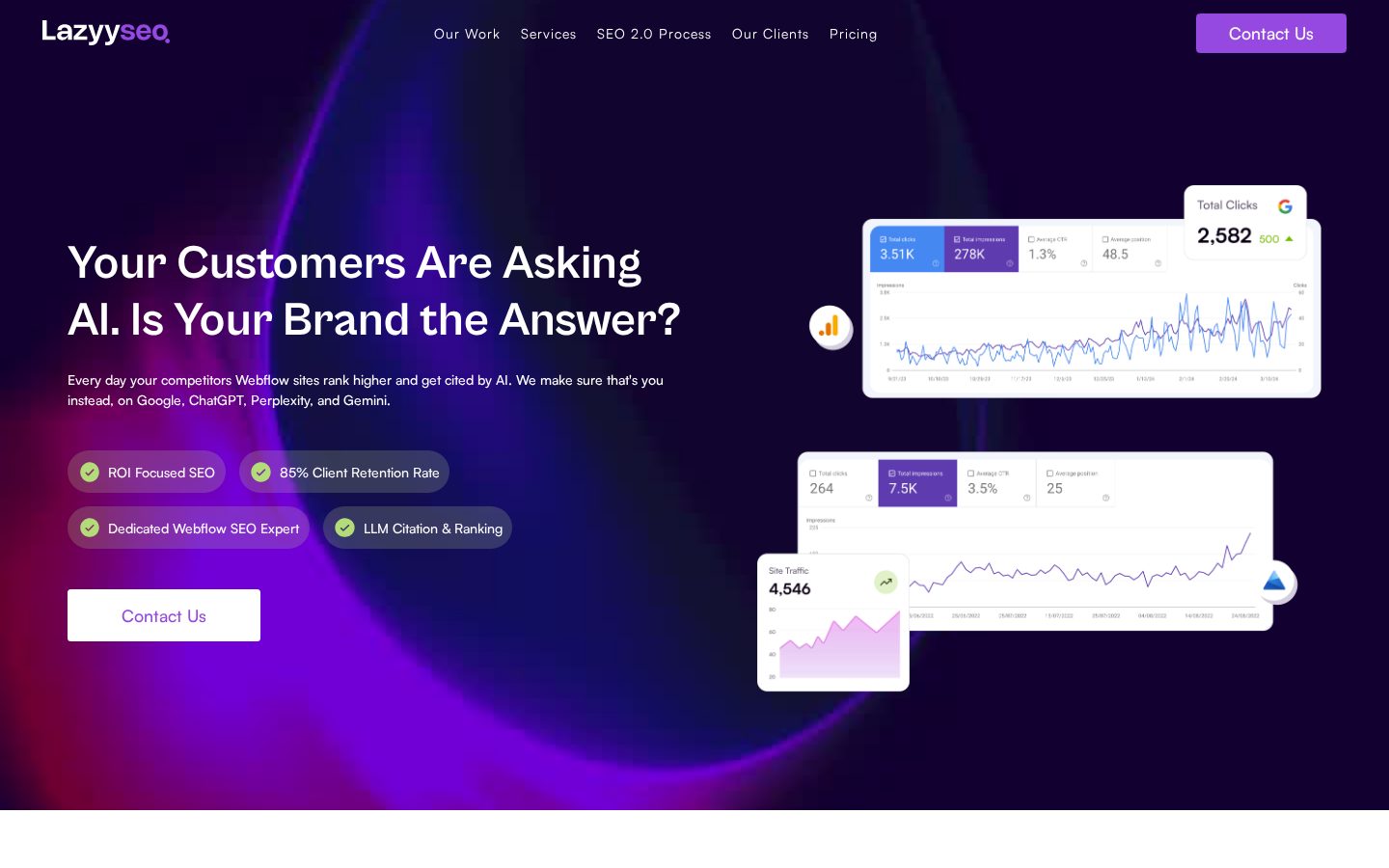 LazyySEO Homepage