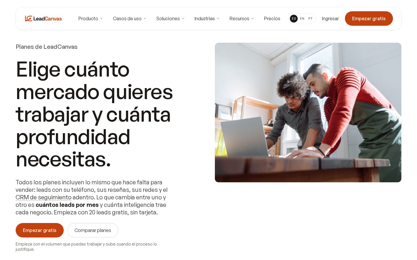LeadCanvas Pricing