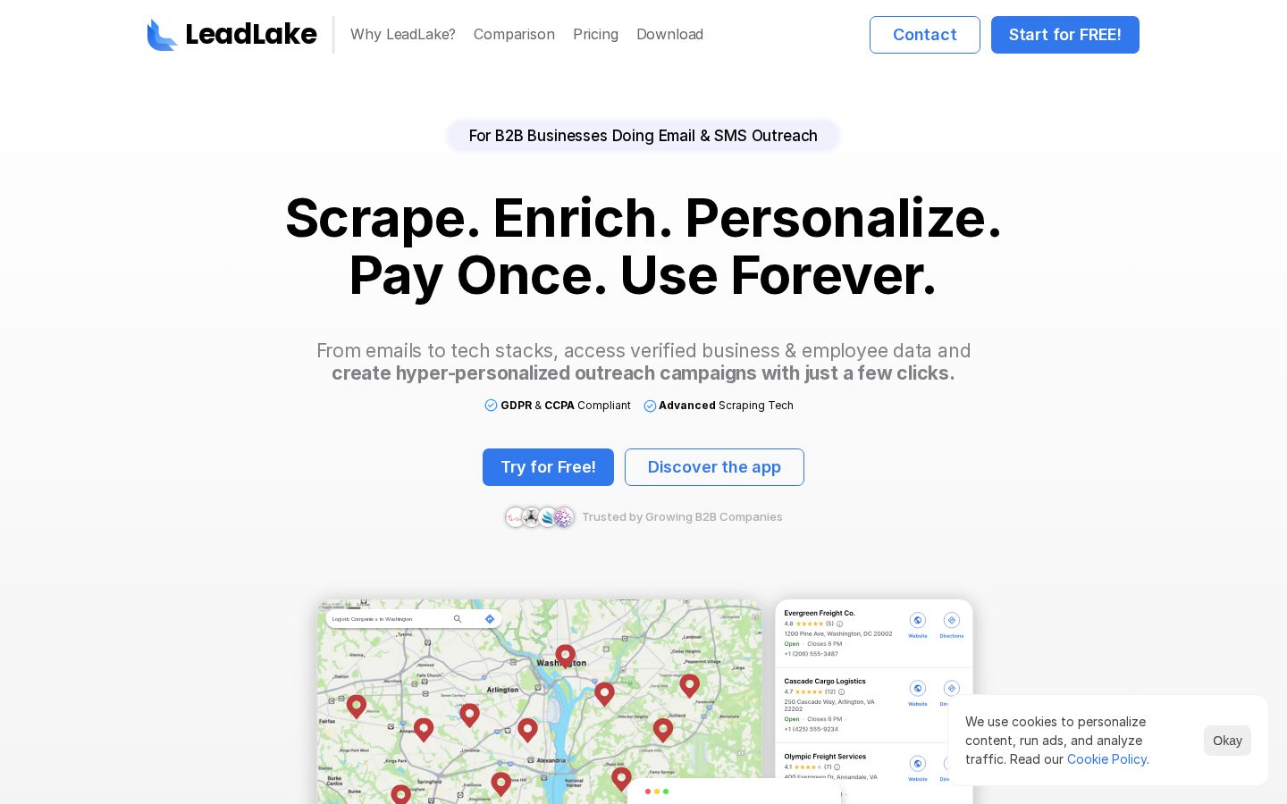 LeadLake Homepage