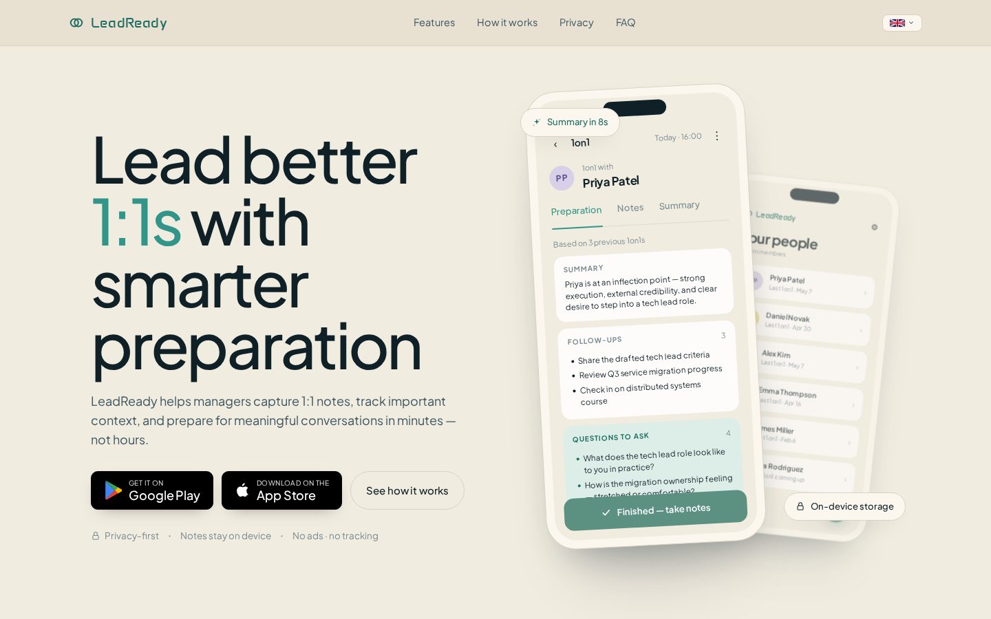 LeadReady Homepage