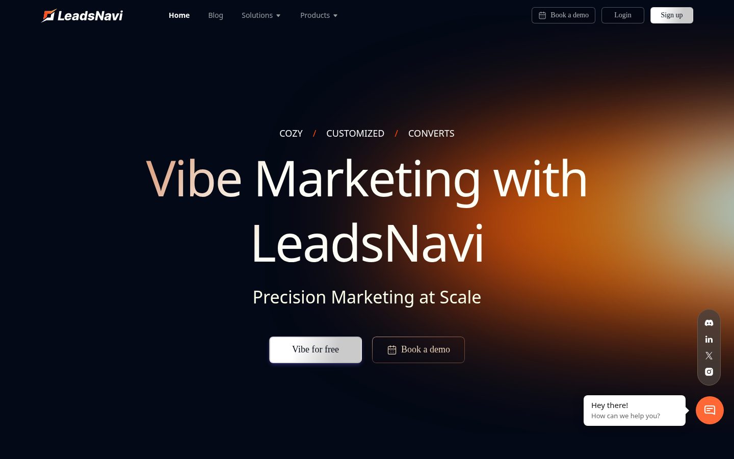 LeadsNavi Homepage
