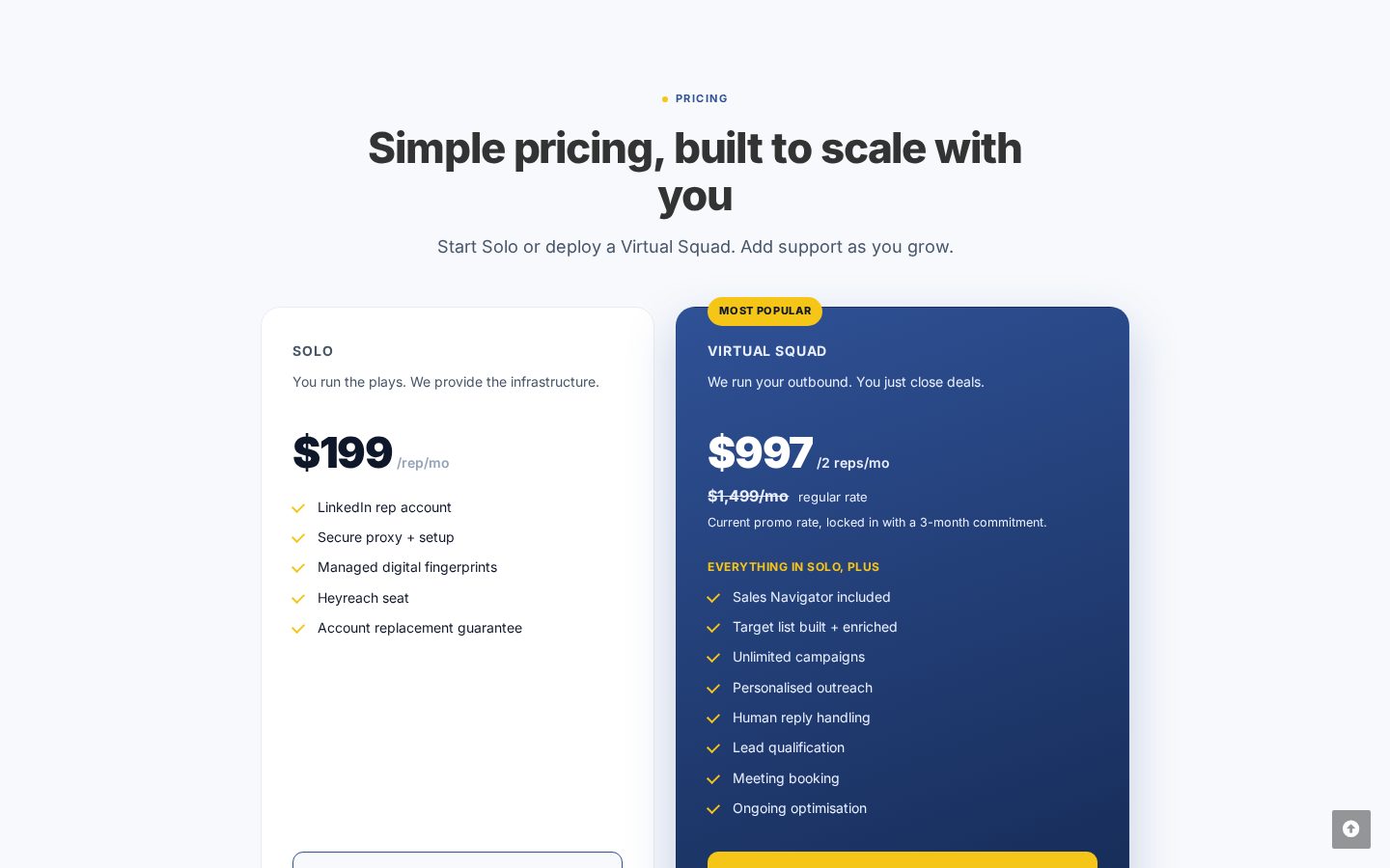 LeadSourcing Pricing