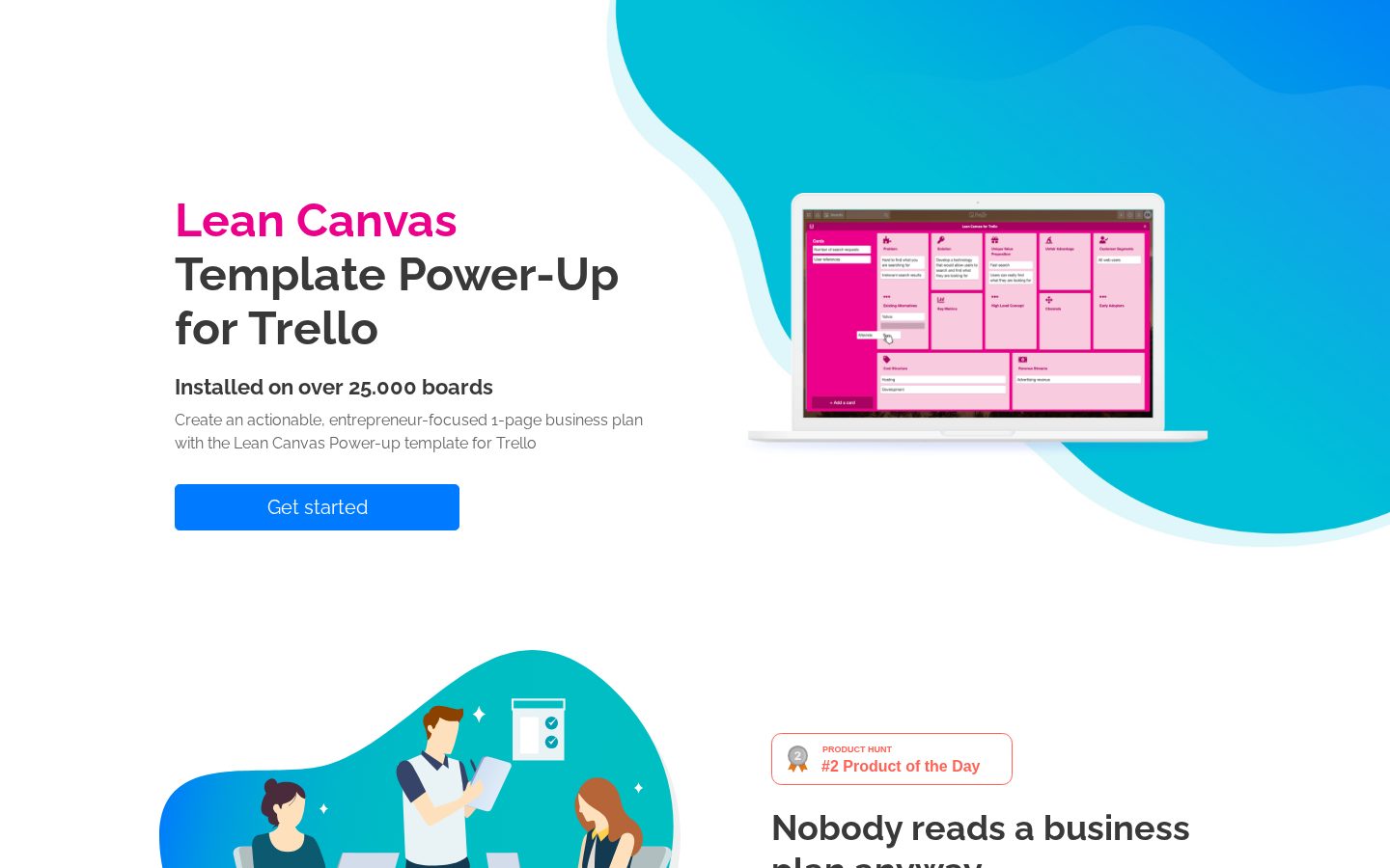 Lean Canvas AI Homepage