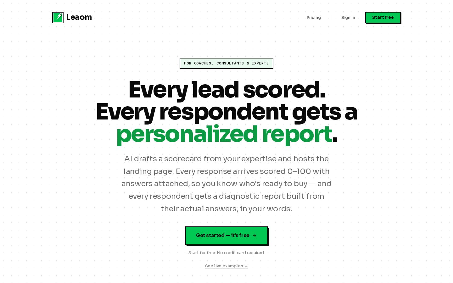 Leaom Homepage