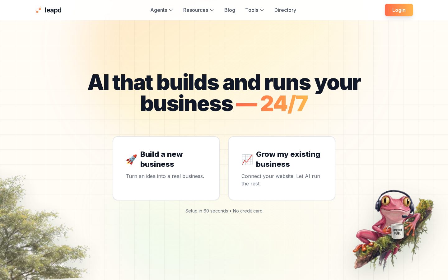 Leapd Homepage