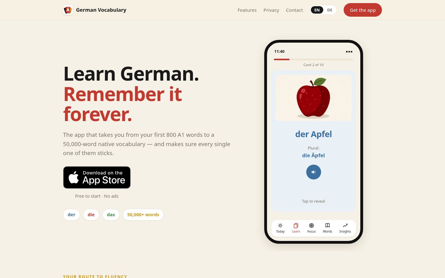 Learn Languages AI Homepage