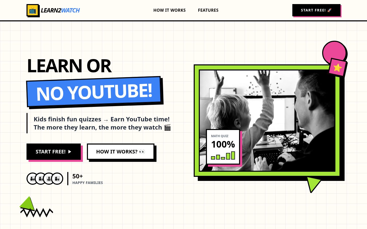 Learn2Watch Homepage