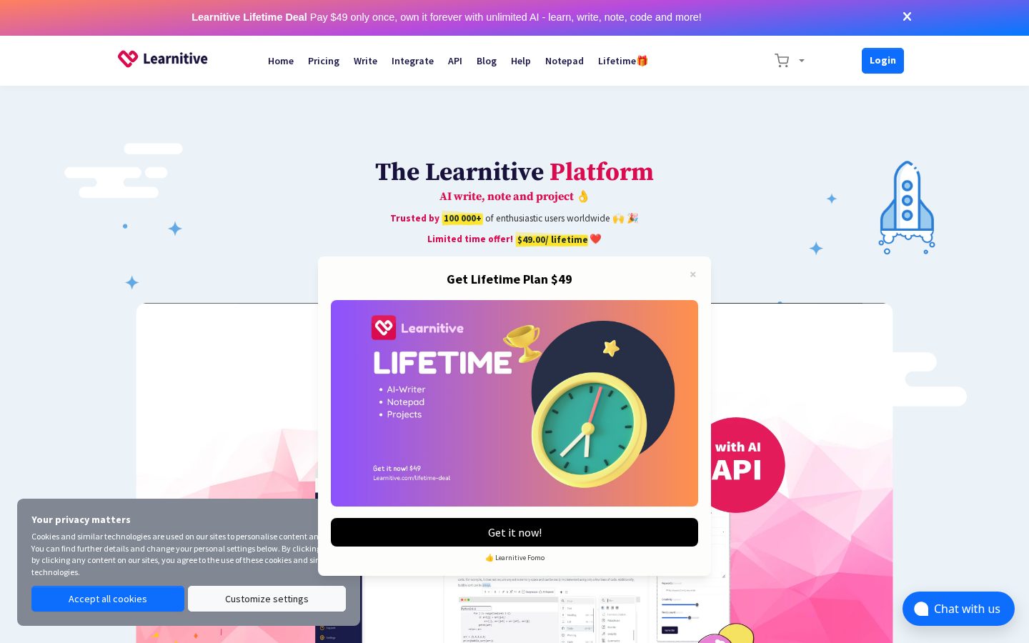Learnitive Homepage