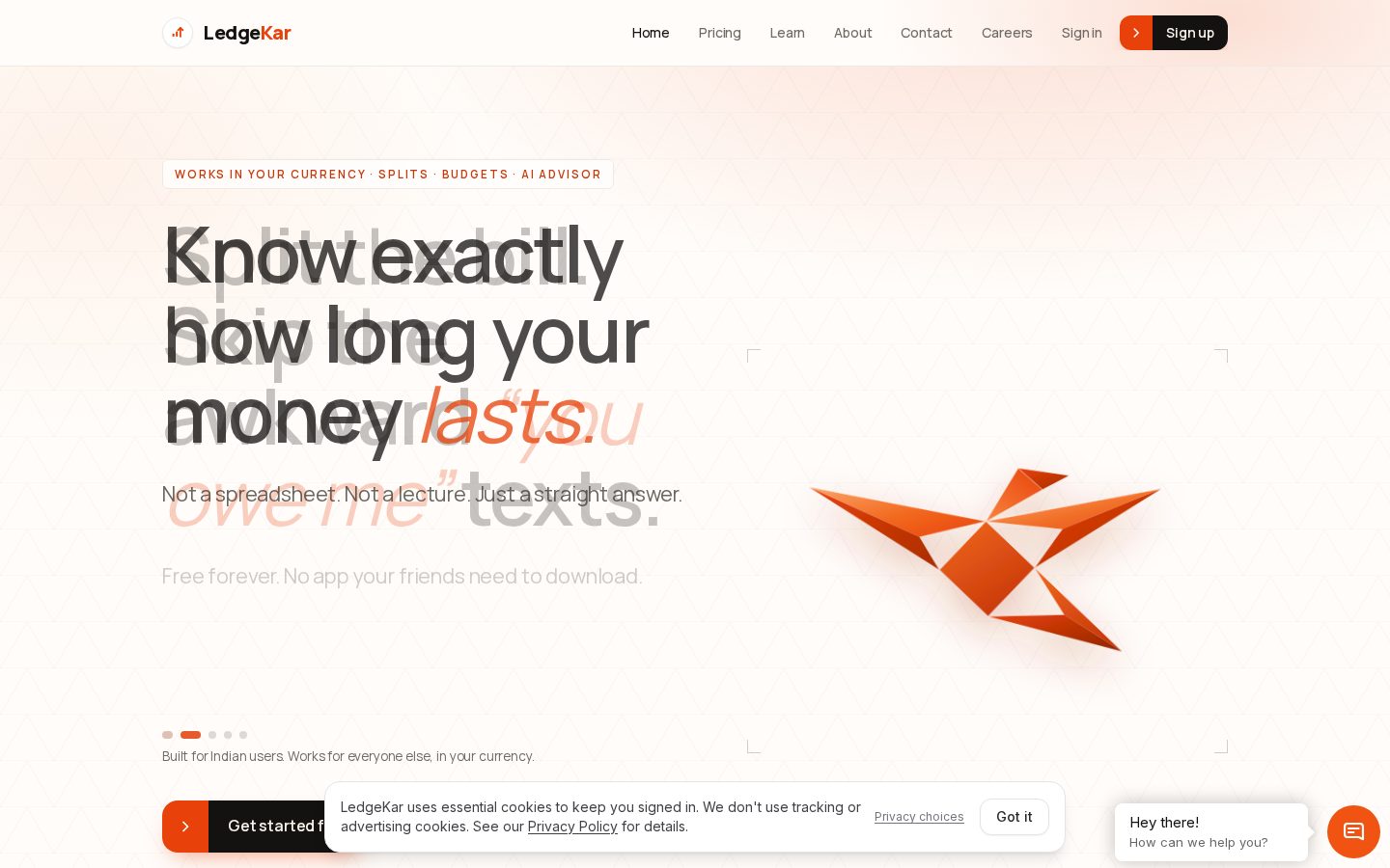 LedgeKar Homepage