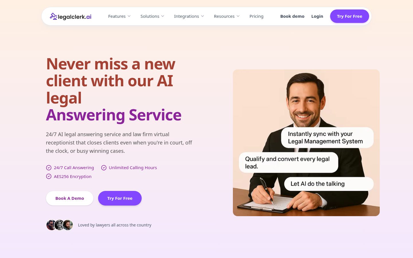 Legalclerk Homepage