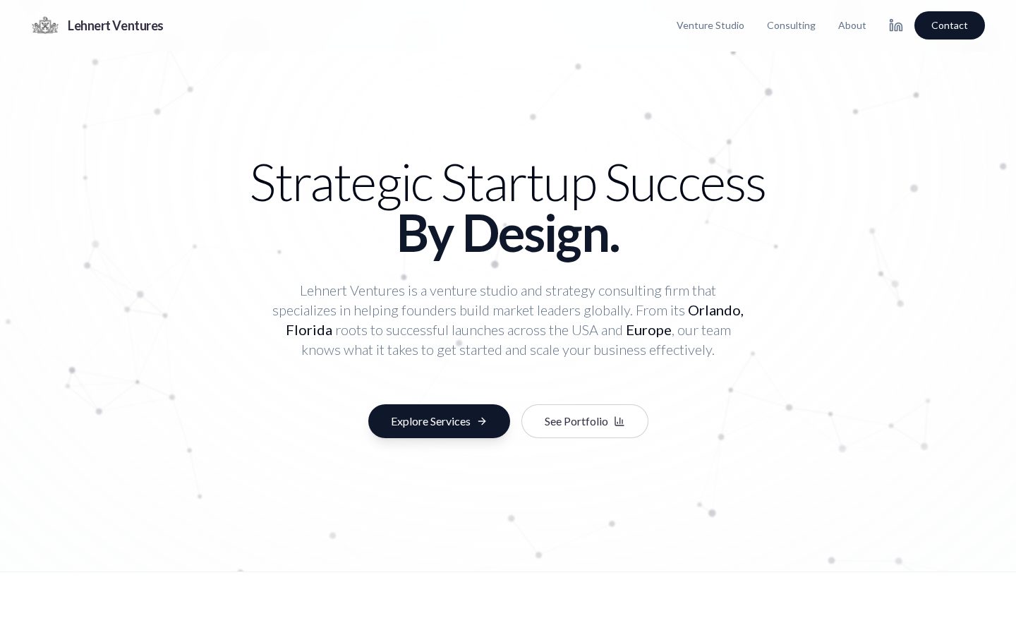 Lehnert Ventures Homepage