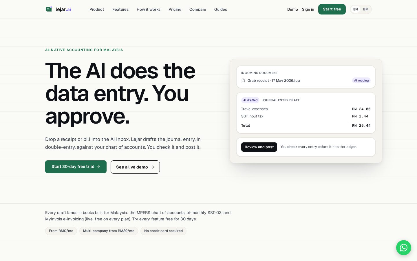 Lejar Homepage