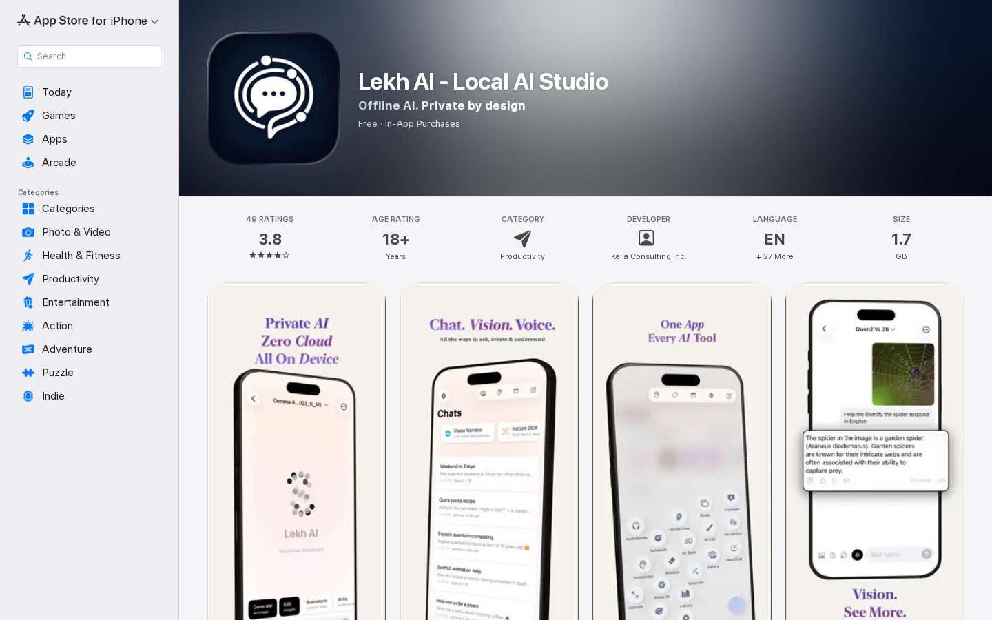 Lekh AI Homepage