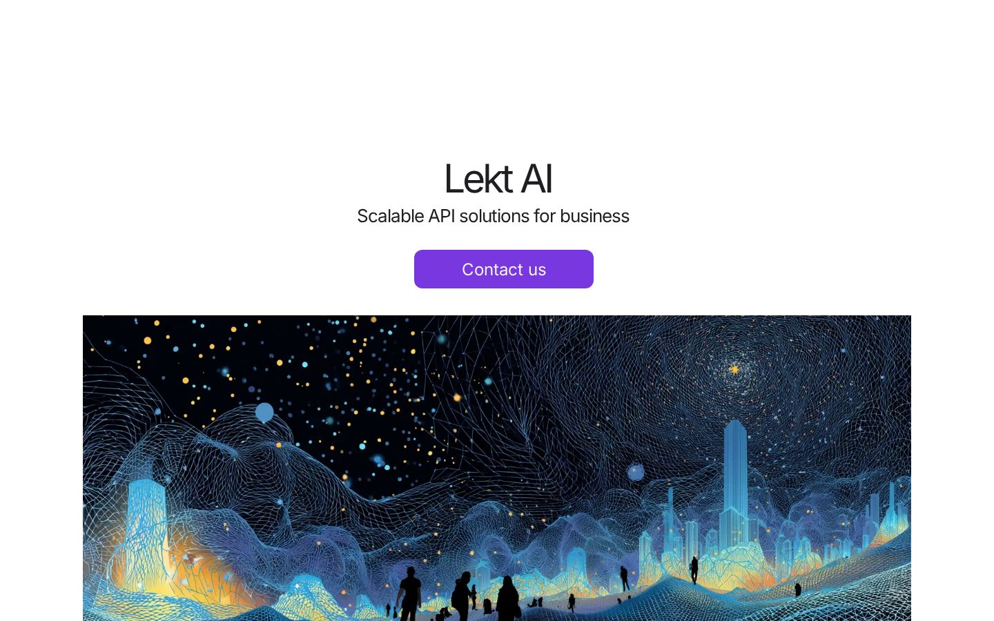 Lekt AI Homepage