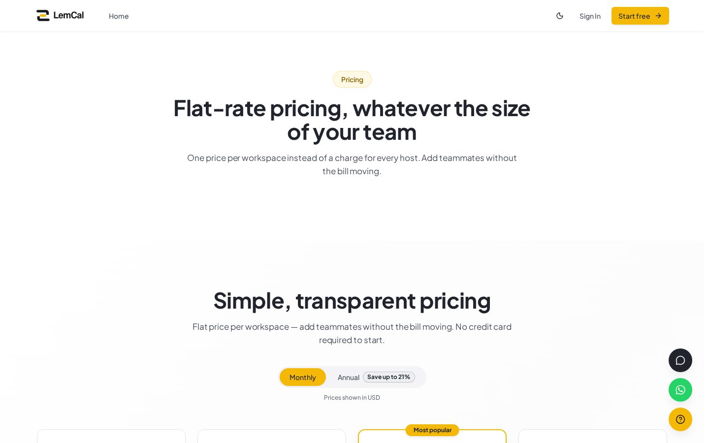 LemCall Pricing