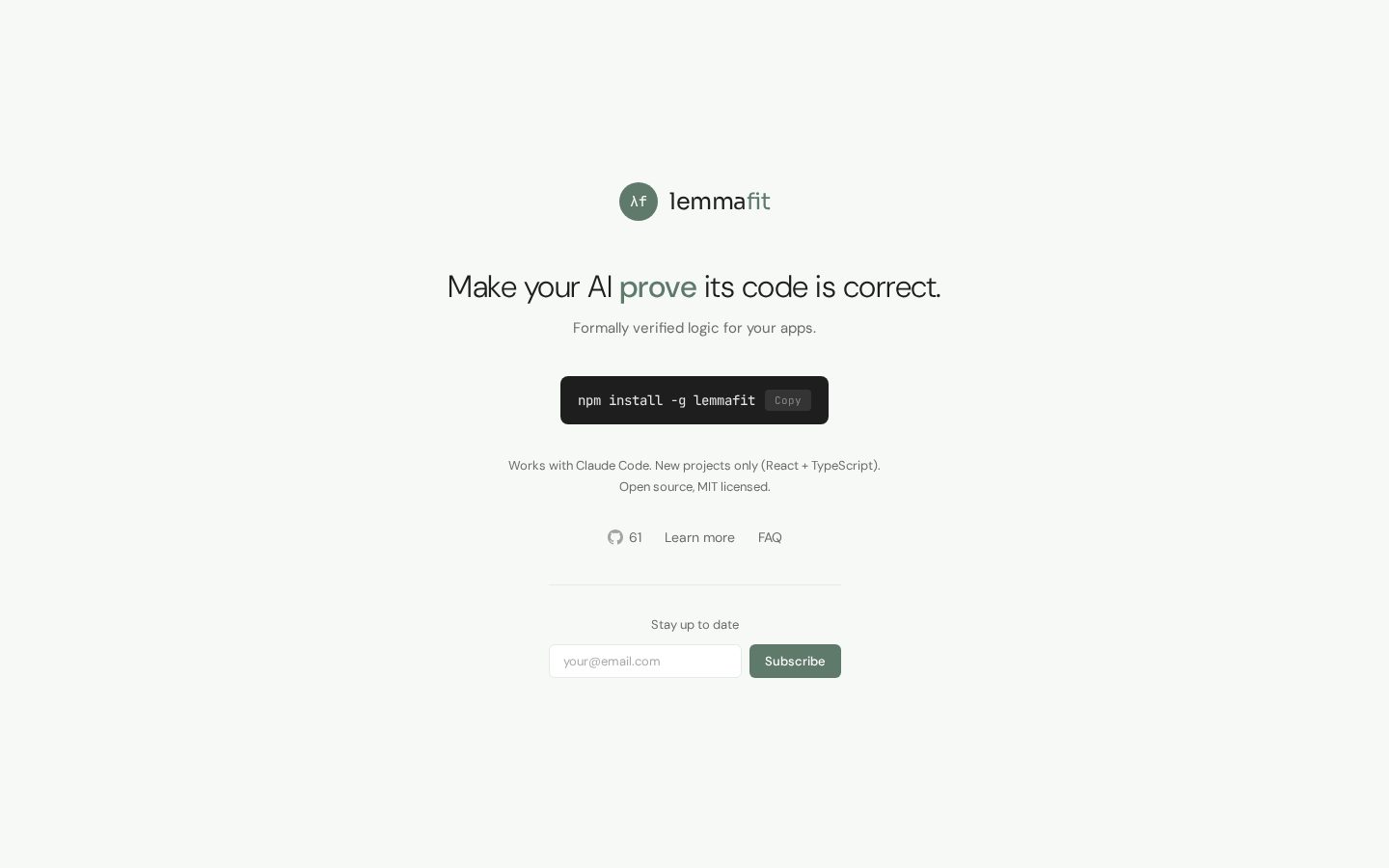 lemmafit Homepage