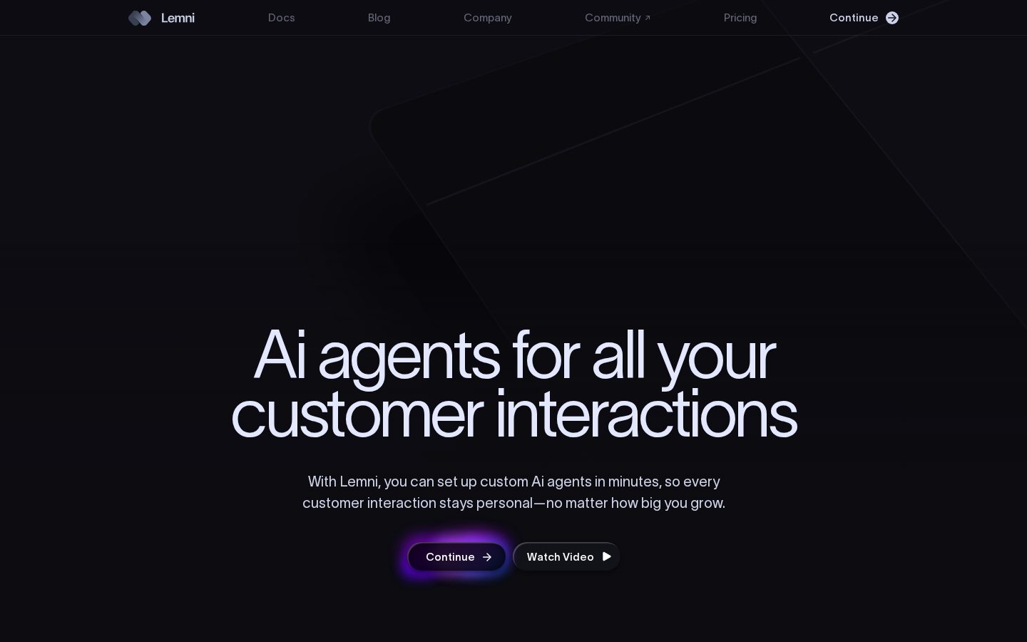 Lemni Homepage