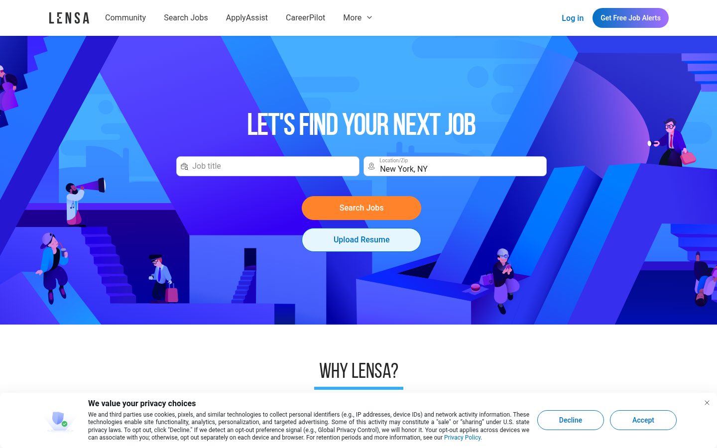 Lensa Homepage