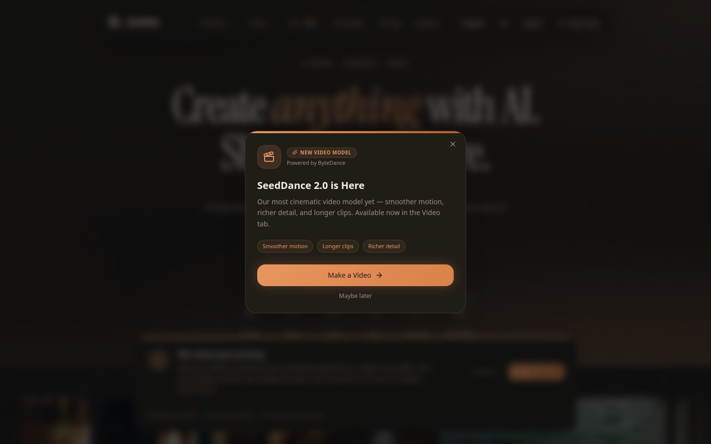 Lensgo.ai Homepage