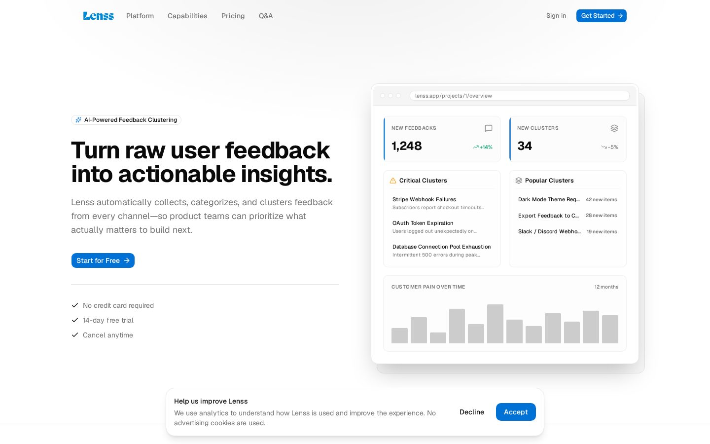 Lenss Homepage