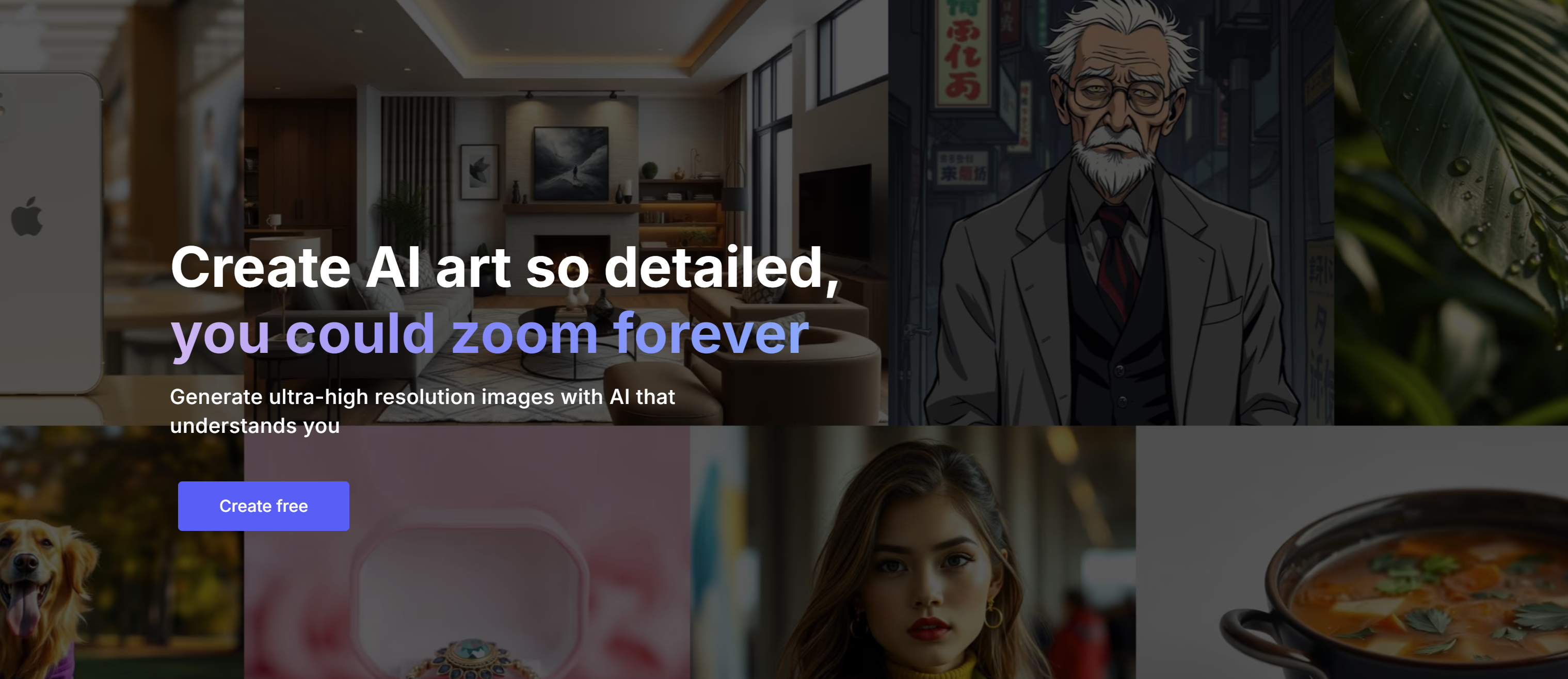 Homepage screenshot