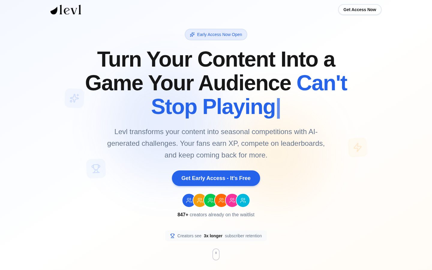 Levl Homepage