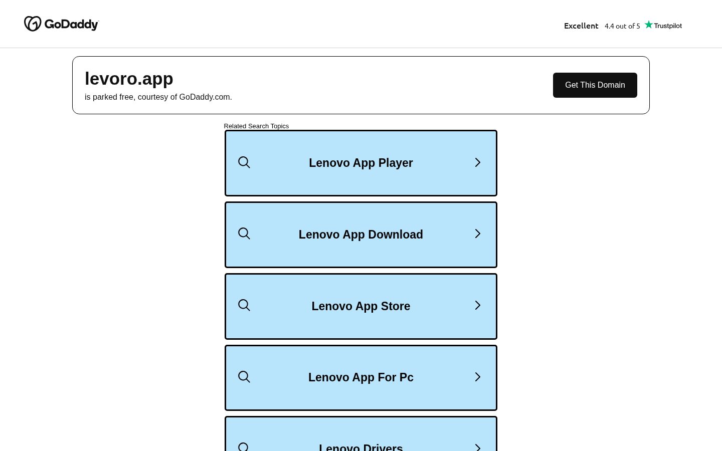 Levoro Homepage