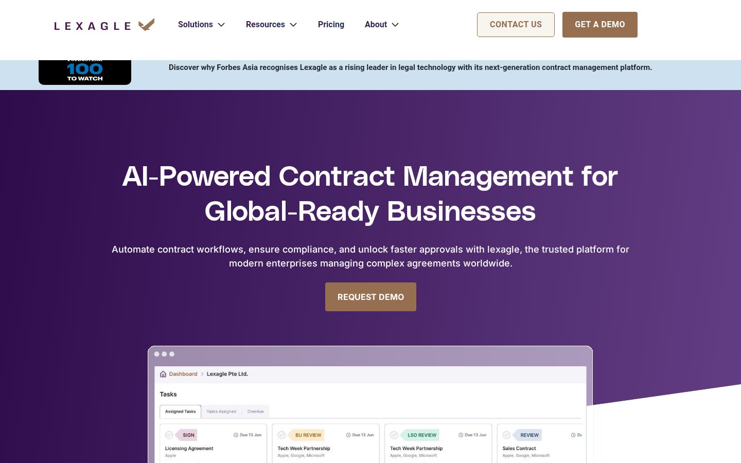 Lexagle Homepage