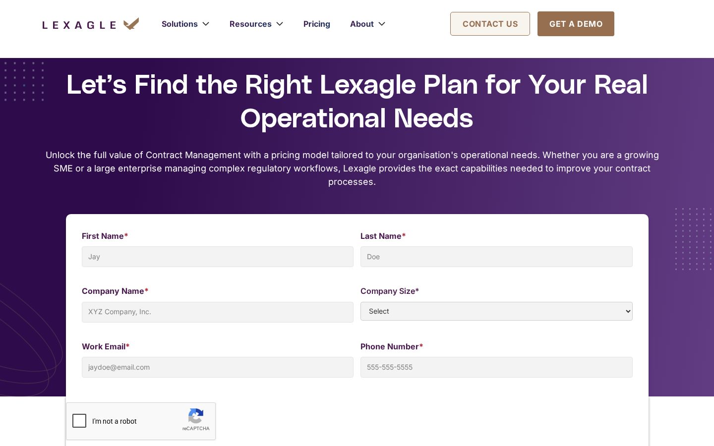 Lexagle Pricing