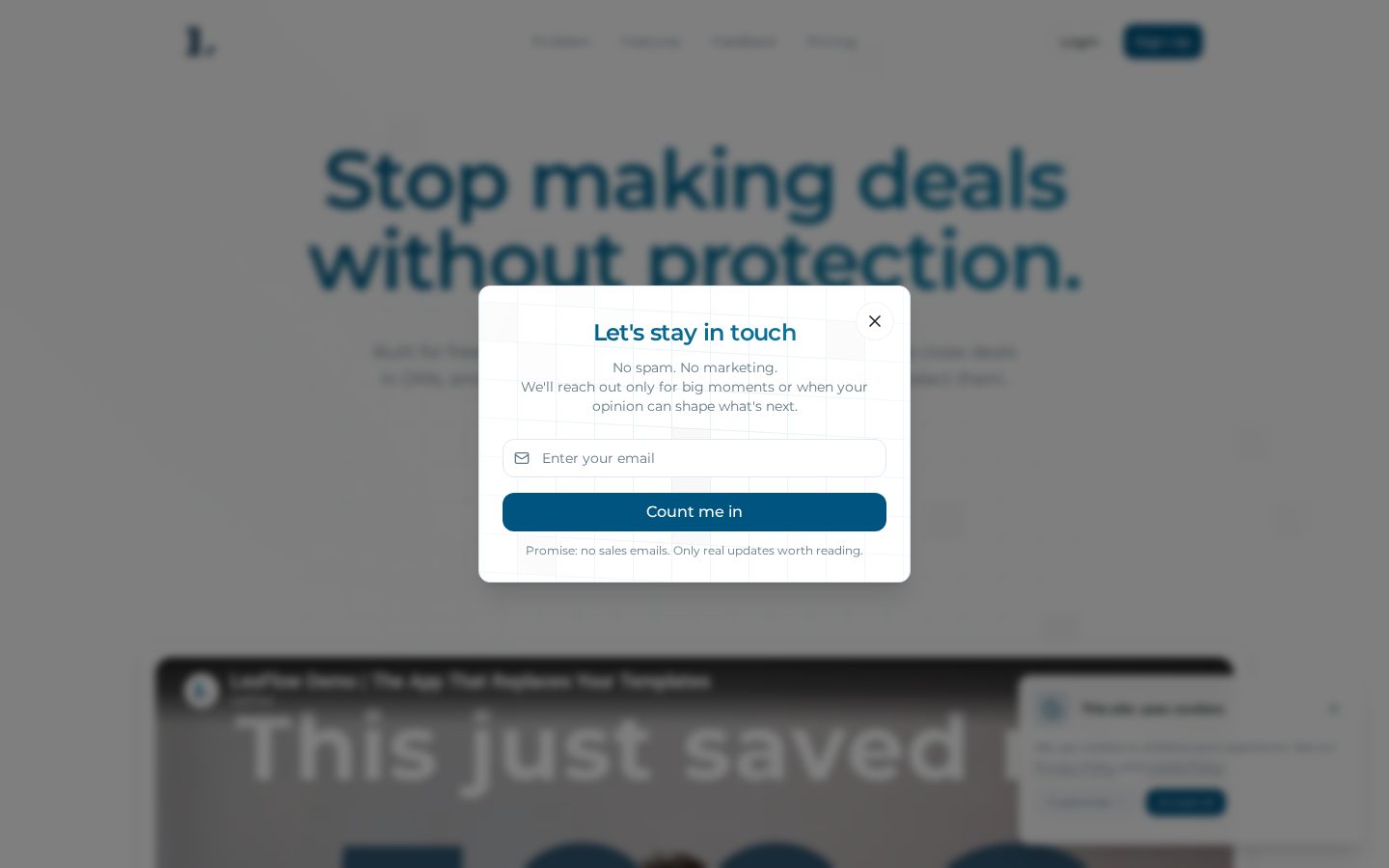 LexFlow Homepage