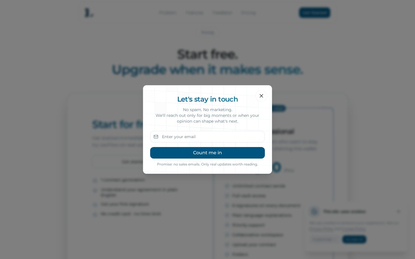 LexFlow Pricing