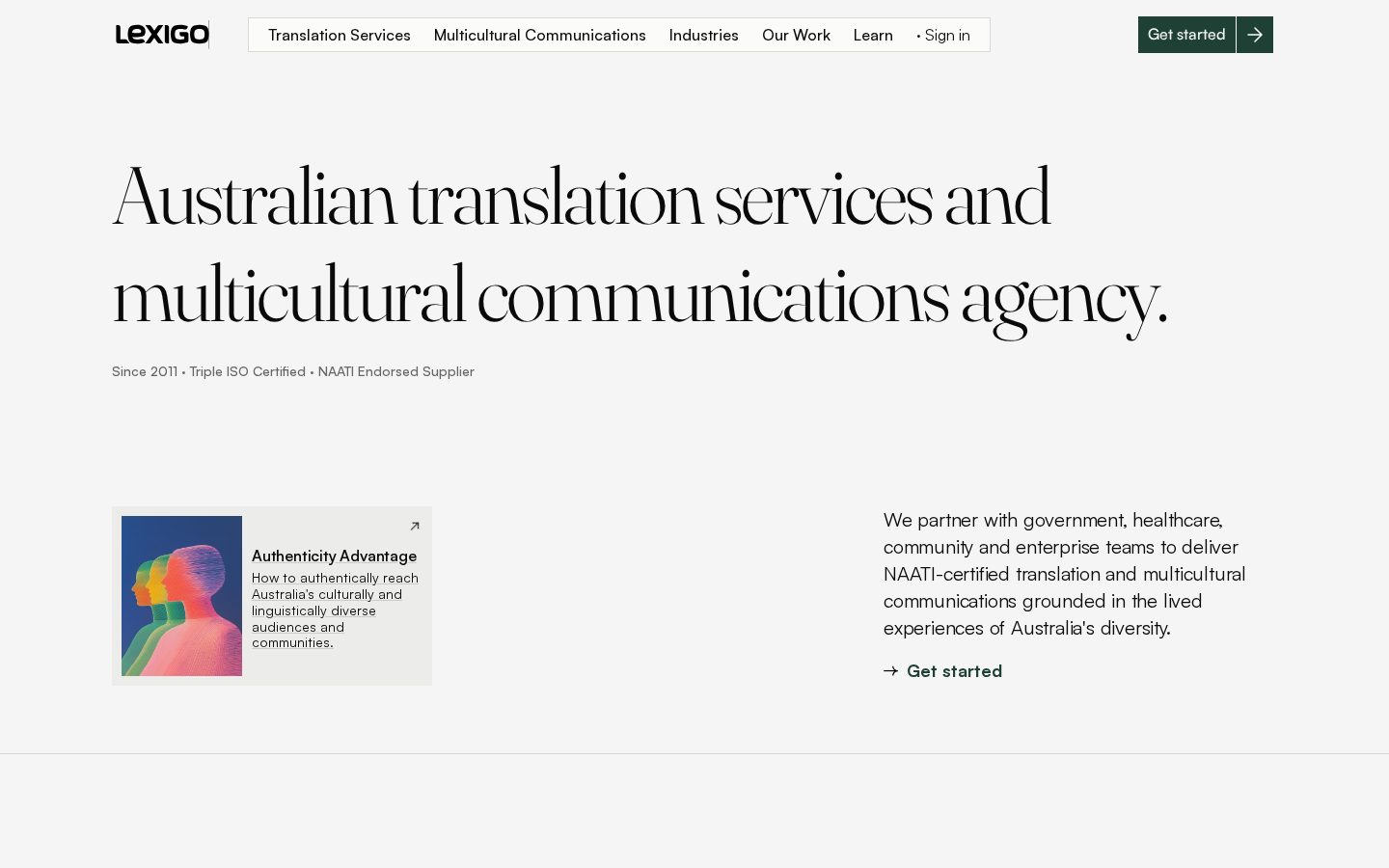 LEXIGO Homepage