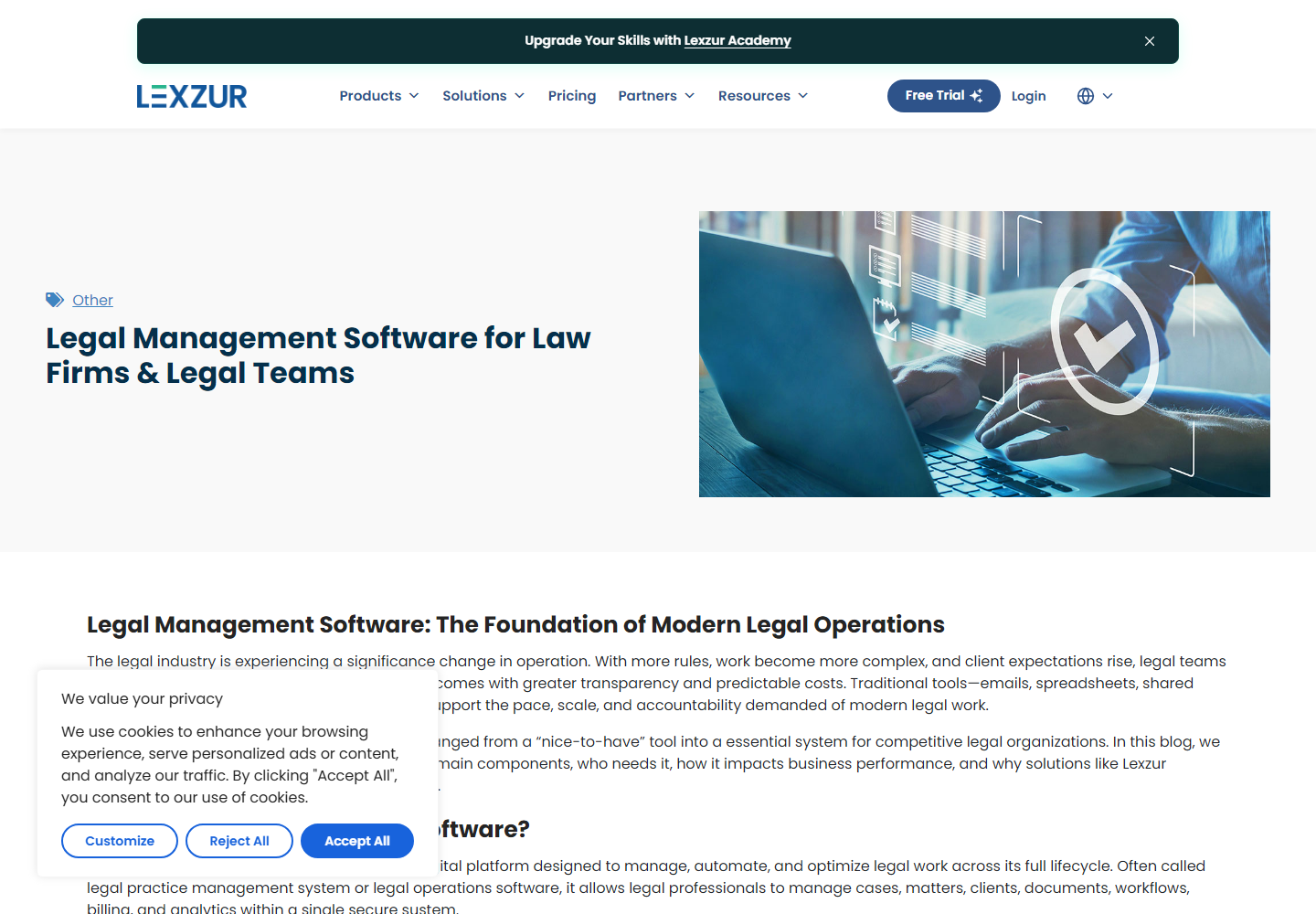 Lexzur homepage