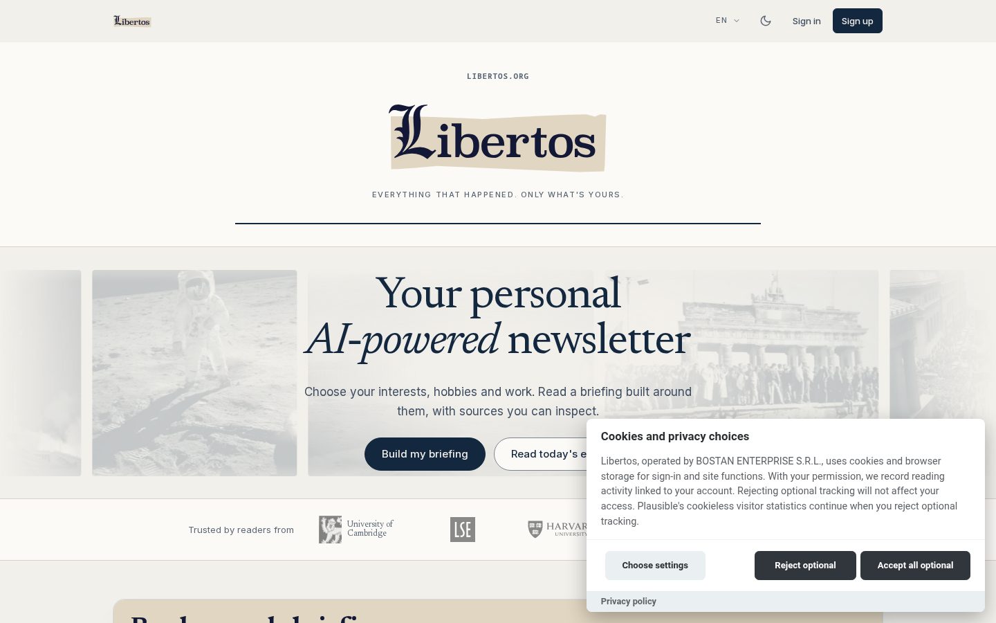 Libertos Homepage