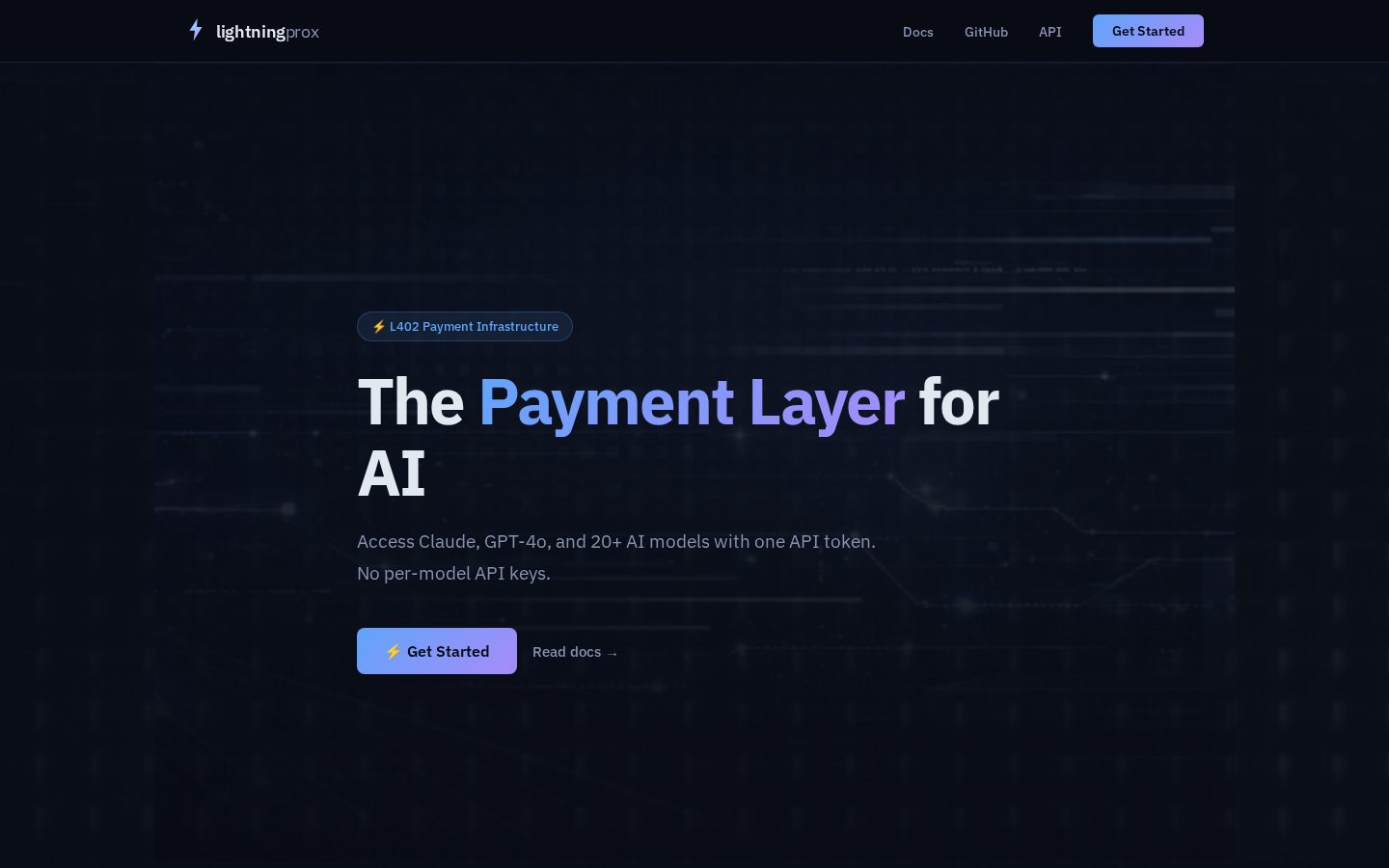LightningProx Homepage