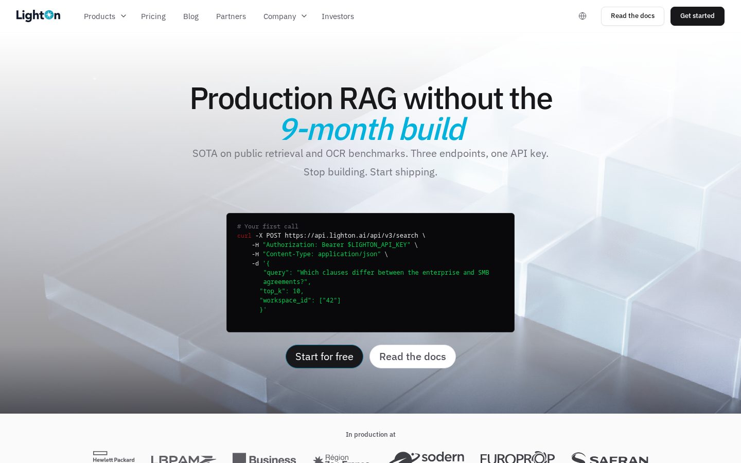 LightOn Homepage