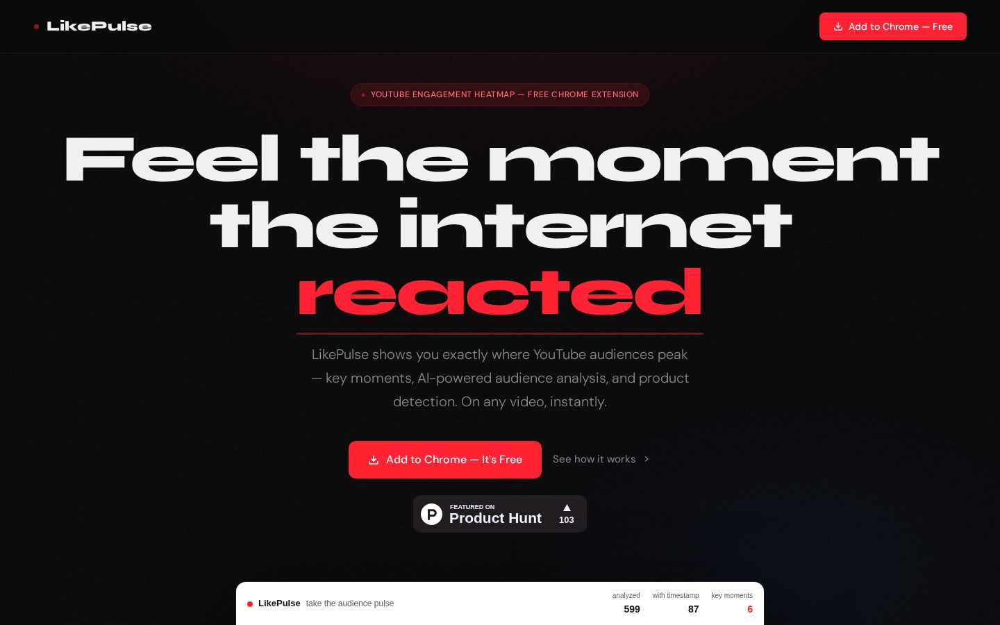 LikePulse Homepage