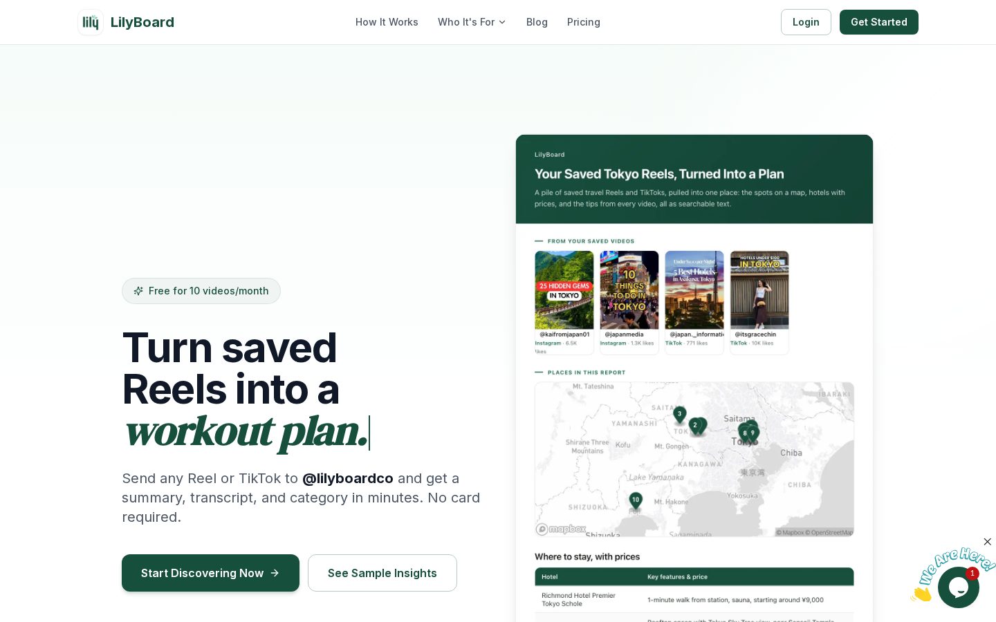 LilyBoard Homepage