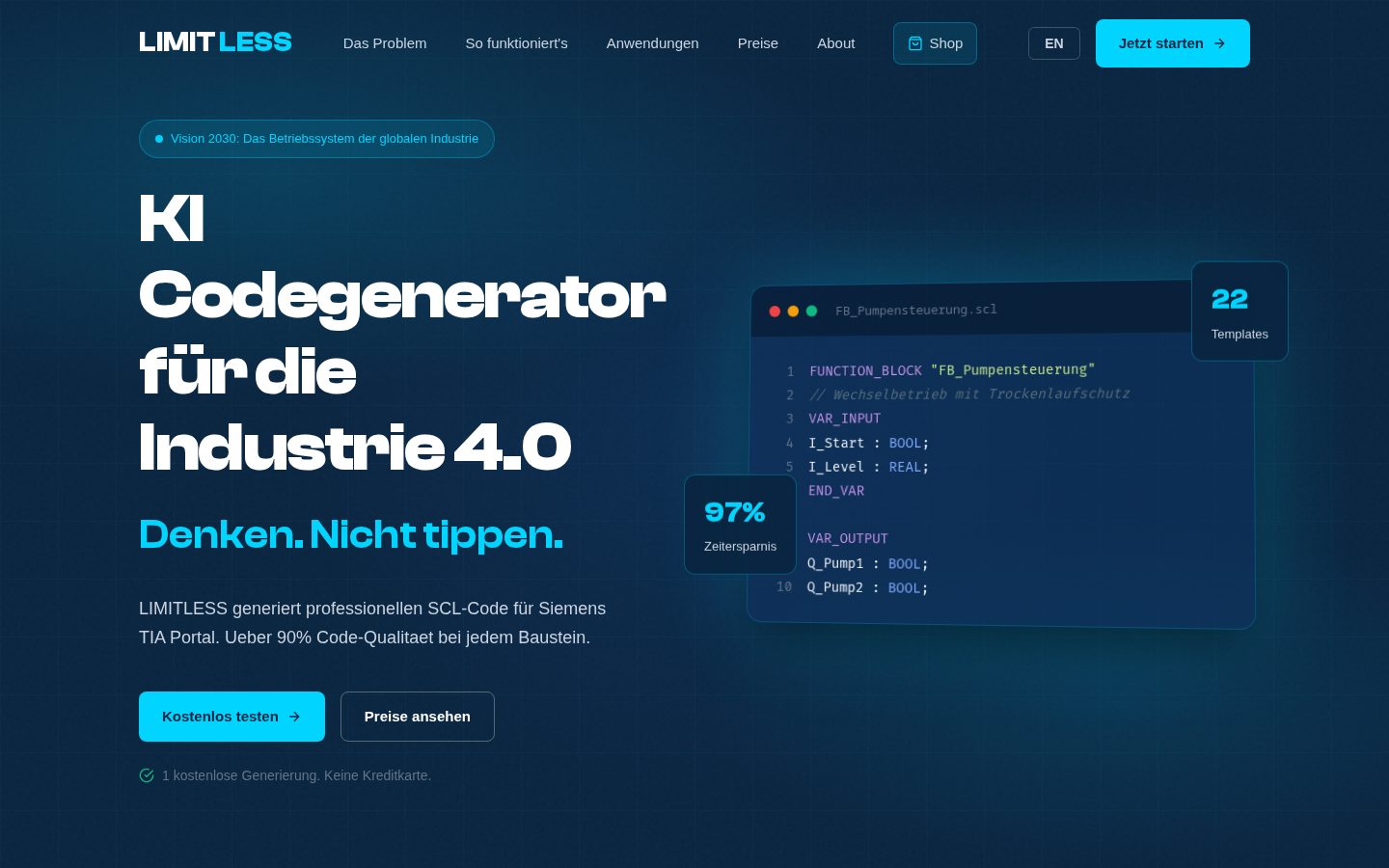 LIMITLESS Homepage