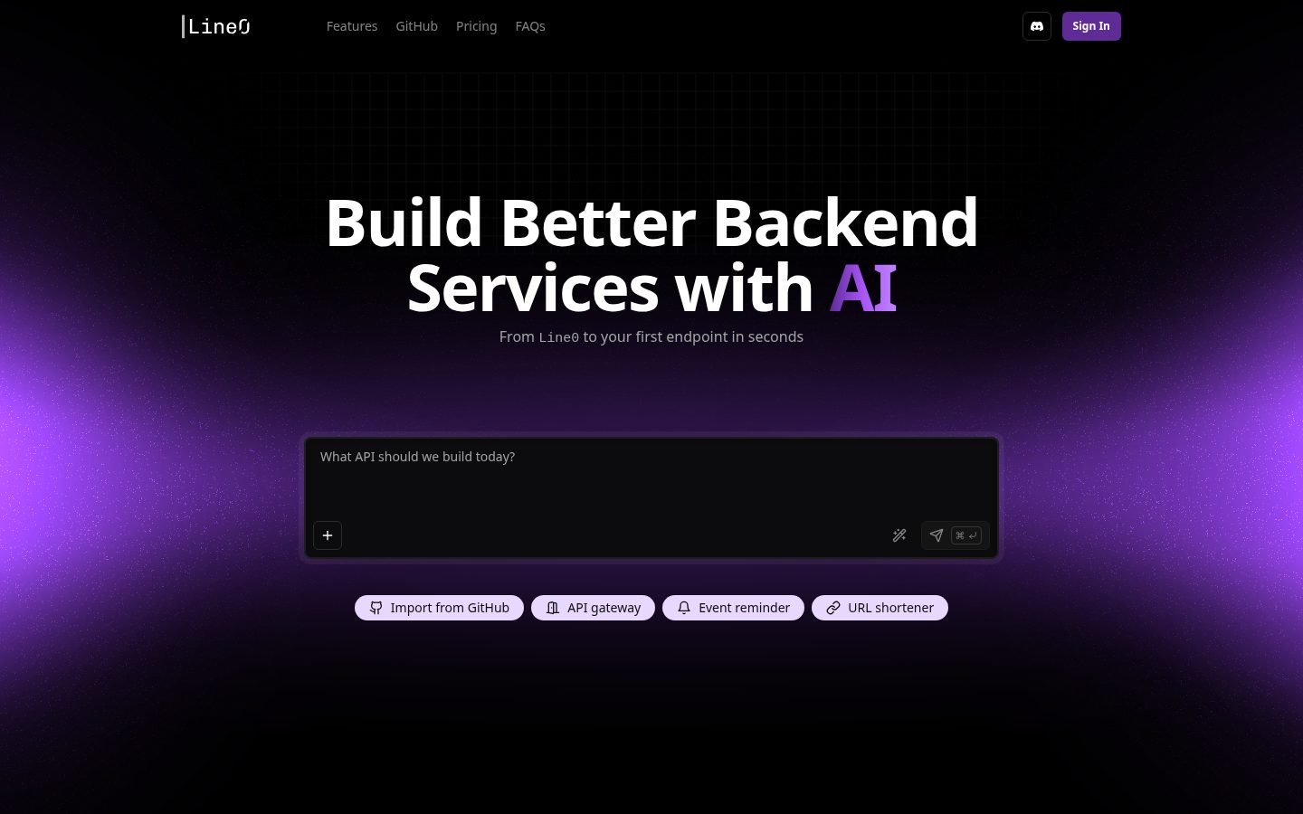 Line0 Homepage