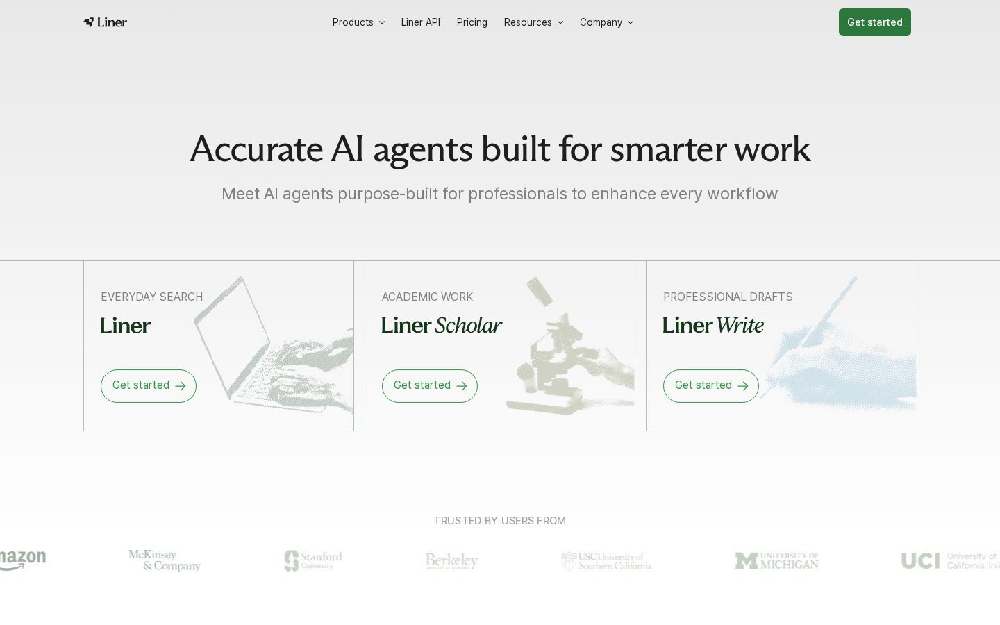 Liner Homepage