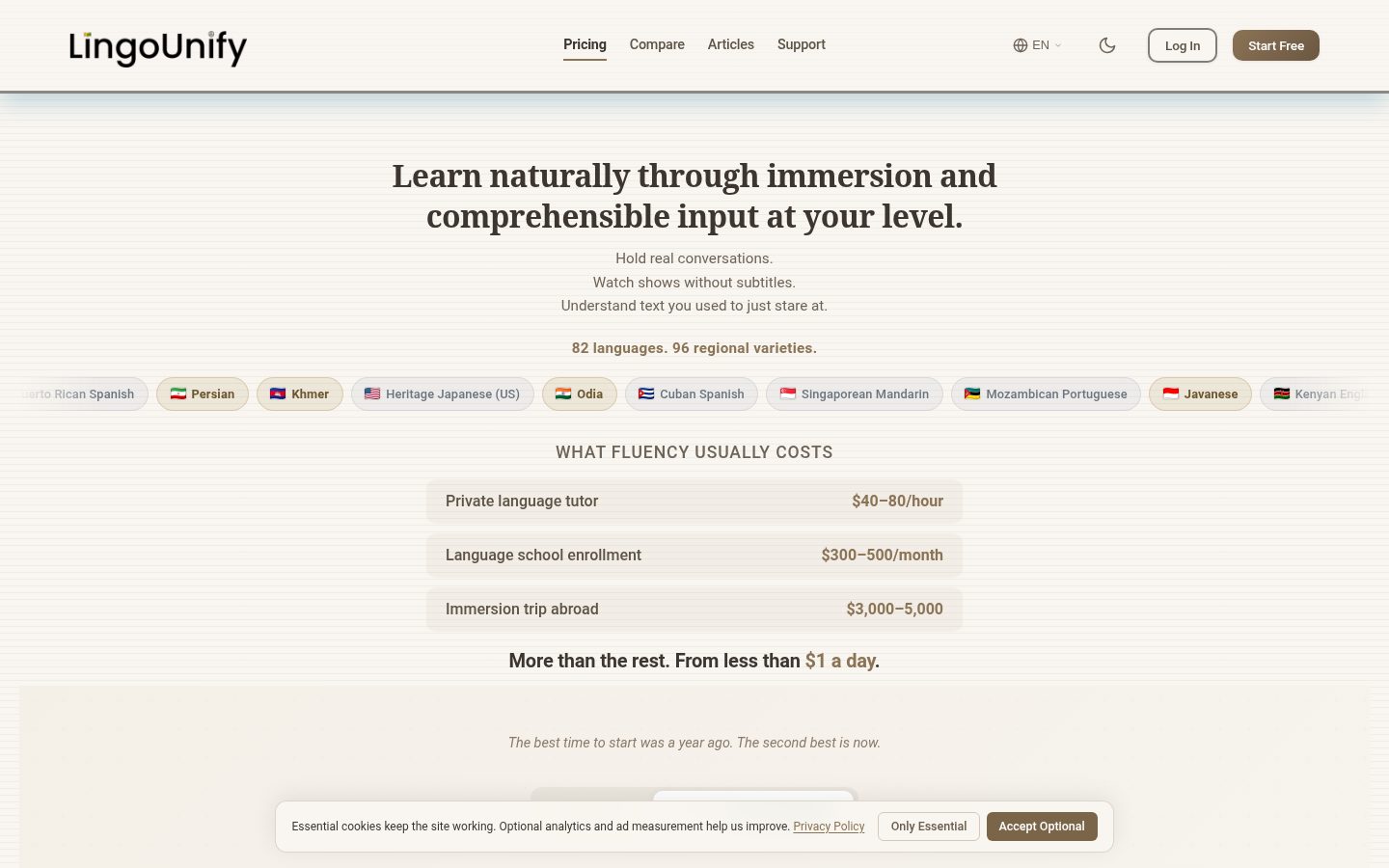 LingoUnify Pricing